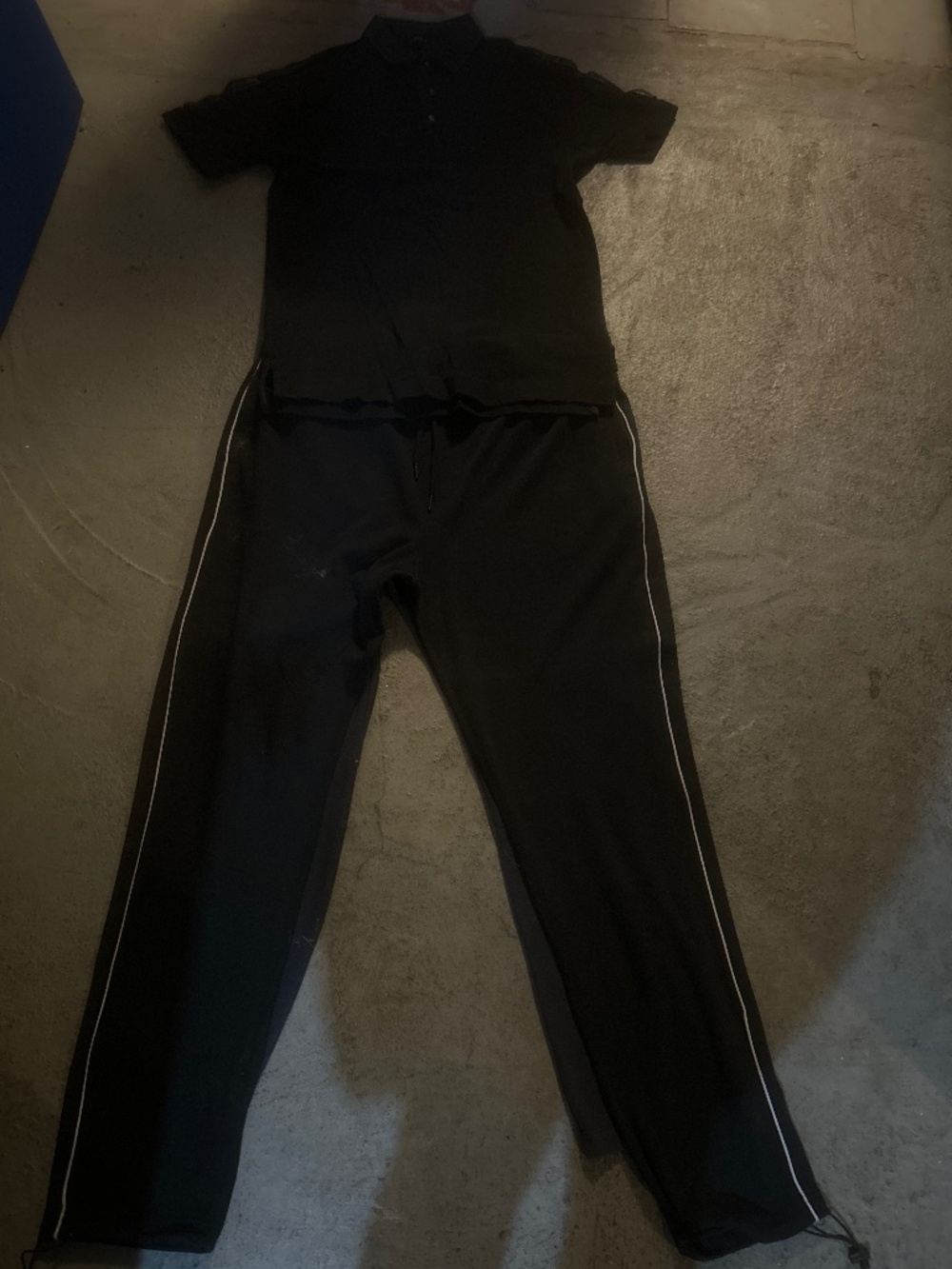 Armani Exchange Sweatpants/Polo Set